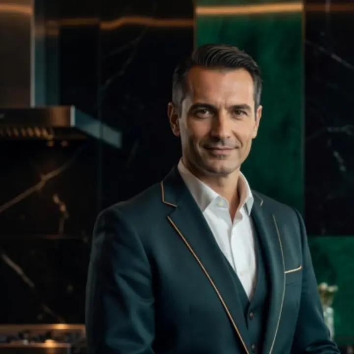 Séf és gasztronómiai szakértő portréja